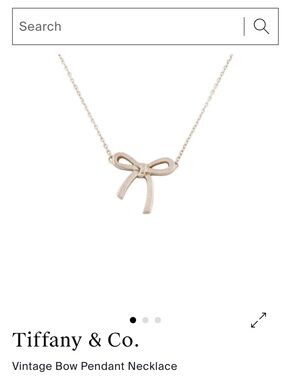 Tiffany and Co. Sterling necklace.
